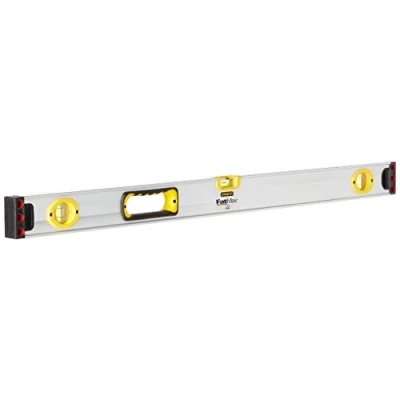 Image of Stanley 1 43 537 Nivel Tubular FatMax 90 cm Magnético, Silver/Black, 90cm