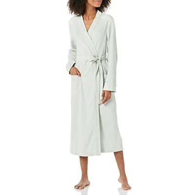 Image of Amazon Essentials Women&#039;s Lightweight Waffle Full Length Robe (Available in Plus Size), Jade Green, S