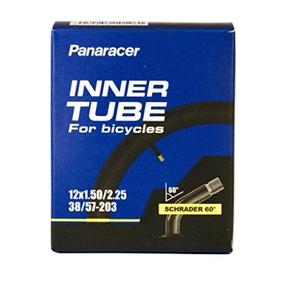 Image of Panaracer 12 1/2 x 2.25 Schrader (American) 60 deg Bicycle Tube