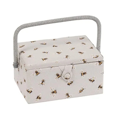Image of Hobby Gift Medium Sewing Craft Storage Box, Bees