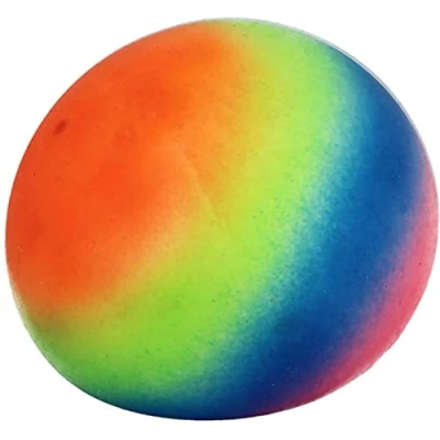 Image of Keycraft Large Rainbow Squish Ball 10cm