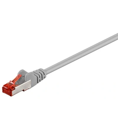 Image of Goobay FTP Category 6 Cable LAN Network for Ethernet, 1m, grey, 1