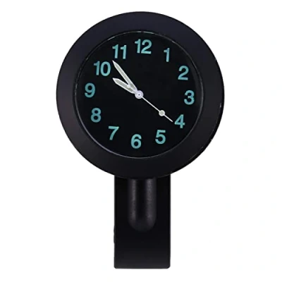 Image of Motorcycle Handlebar Clock，Billet Aluminum Watch Universal 7/8&quot; 1&quot; Waterproof Motorbike Mount Clock Glow Size 4.3 * 1.7cm