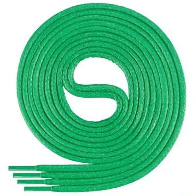 Image of Di Ficchiano round waxed shoelaces for business, suit and leather shoes, diameter 2 4 mm, lengths 45 cm 200 cm, highly tear resistant, made in Europe, Adult (Unisex), Green, 75 / ø 2mm