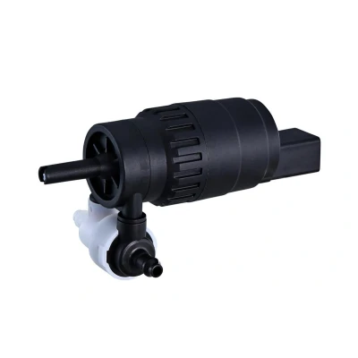 Image of 1K6955651 Windshield Washer Pump HELLA 8TW 006 849 241 12V VOLKSWAGEN: Polo V Hatchback, Golf 5, IV Hatchback