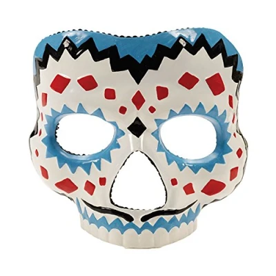Image of Rubies Forum Novelties Men&#039;s Day Of The Dead Male Mask, Multi, One Size