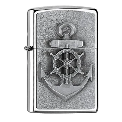 Image of Zippo Lighter, Metal, High Polish Chrome, One Size