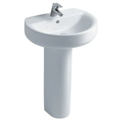 Image of Ideal Standard Concept Sphere Washbasin 1 Tap Hole Witap Overflow White 550mm E786201