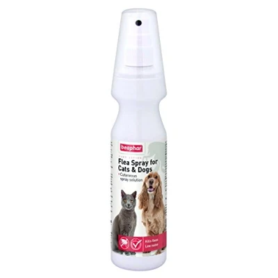 Image of Beaphar Pump Flea Spray for Cats and Dogs 150 ml
