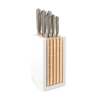 Image of Wüsthof 1091770711 Classic Colours Designer Knife Block Set Velvet Oyster