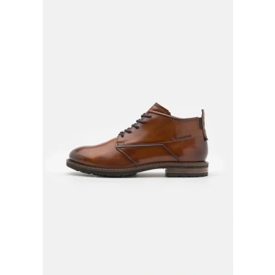 Image of bugatti Laceup ankle boots, Men&#039;s, Size: 7.5, Cognac shoes