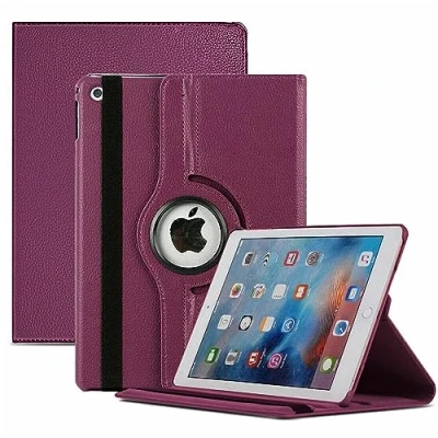 Image of PROTech 360 Rotate Case for iPad 9.7 Inch Air 1 (2013), 2 (2014), 5th (2017) 6th (2018) Auto Sleep/Wake, Lightweight Protective Tablet Cover (Purple)