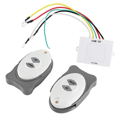 Image of Akozon Anchor Remote Control Windlass Wireless Switch Trim Controller Marine Boat Sail Accessory 2 Transmitter