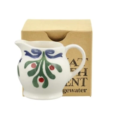 Image of Emma Bridgewater Mistletoe Christmas Tree Decoration Tiny Jug Boxed