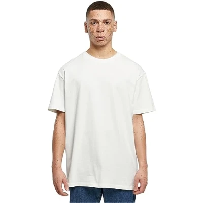 Image of Build your Brand Men&#039;s Heavy Oversize Tee T Shirt, Blancwhite, S