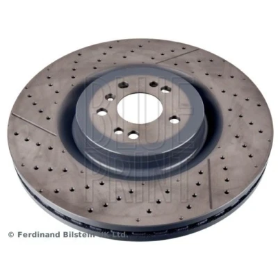 Image of 1664210512, A1664210512 Brake disc BLUE PRINT ADU1743123 Front Axle 390mm 36mm 5 Hole 112mm slotted/perforated, internally vented Coated High carbon