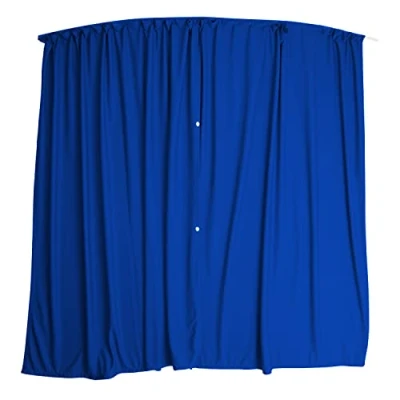 Image of BREMER SITZBEZÜGE Division Driver&#039;s Cab Sun Protection Curtains Compatible with Fiat Talento from 2016 Blue Camping Motorhome Accessories