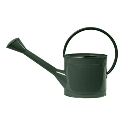 Image of Burgon &amp; Ball Waterfall Watering Can, 5 Litre Capacity, Green