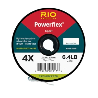 Image of Rio Fly Fishing Tippet Powerflex 3Pack 4X 6X Line, Clear