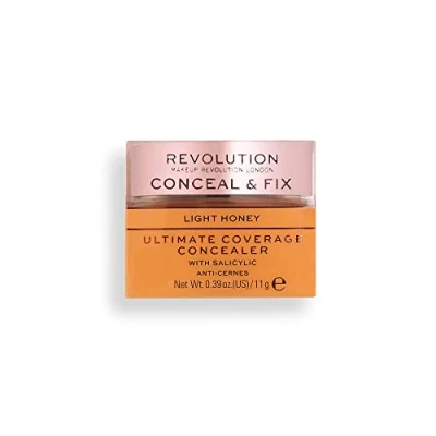 Image of Revolution Conceal and Fix Ultimate Coverage Concealer Light Honey