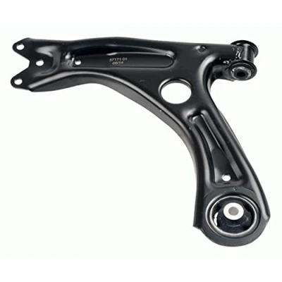 Image of 1S0407151 Suspension Arm LEMFÖRDER 37171 01 with rubber mount Front Axle, Lower, Left Control Sheet Steel VOLKSWAGEN: up! Hatchback