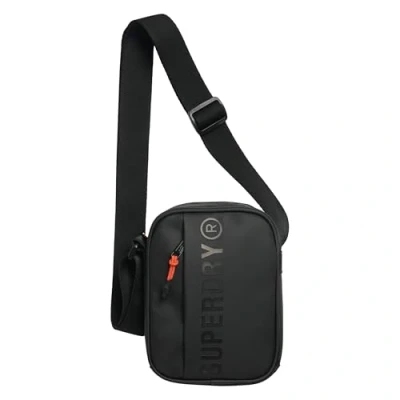 Image of Superdry One Size Crossbody Tarp, Black