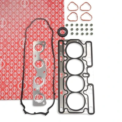 Image of 7701475822 Gasket Set, cylinder head ELRING 505.050 with valve stem seals RENAULT: CLIO 3, 2, TWINGO DACIA: SANDERO 2