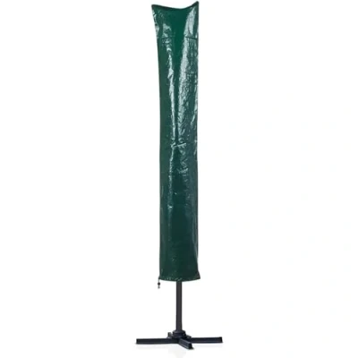 Image of Garden Parasol Cover PVC Coating With Tie Down Cords Rain &amp; Dust Proof Umbrella Heavy Duty UV Protected Ideal for Protecting from the Elements Outdoor
