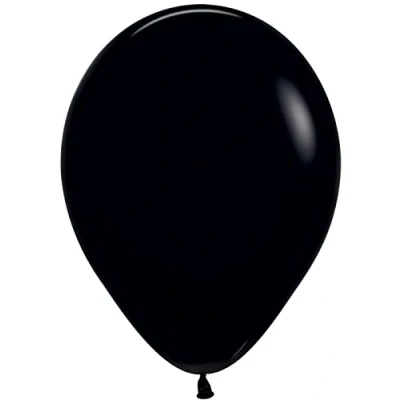 Image of 100 x Black Party Balloons 5&quot; Premium Latex Balloon Wedding Venue Event Decorations
