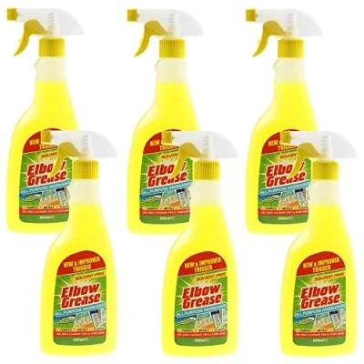 Image of Elbow Grease 6X500ml All Purpose Kitchen Laundry Household Degreaser Cleaner Spray
