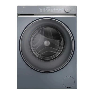 Image of HAIER X Series 5 HW90 B14357GTUUK WiFi enabled 9 kg 1400 Spin Washing Machine Graphite, White