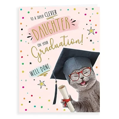 Image of Regal Publishing Photographic Graduation Card Daughter 8 x 6 inches