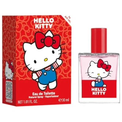 Image of Hello Kitty Eau de Toilette Natural Perfume Spray, Vegan and FSC Approved EDT Spray for Kids, 30 ml