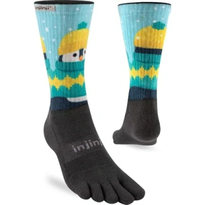 Image of Injinji Trail Midweight Crew Spectrum Polar L, multicoloured, L