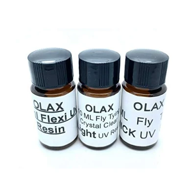 Image of 30ml Light, Thick, Flexible UV Glue, Resin in bottle for Fly Tying