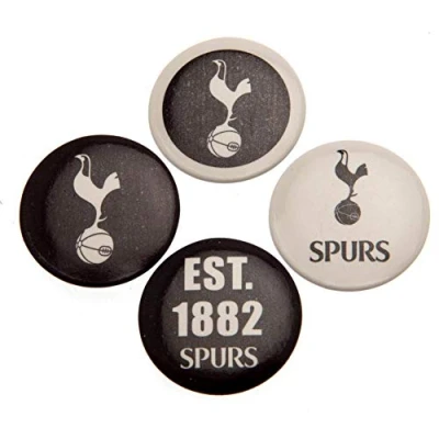 Image of Tottenham Hotspurs F.C. Button Badge Set Official Merchandise