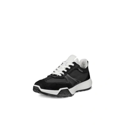 Image of ECCO Women&#039;s Retro Sneaker, Black, 5 UK