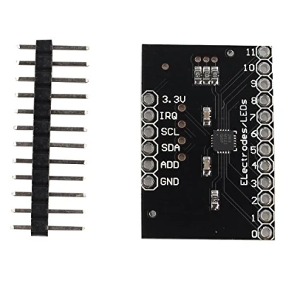 Image of HALJIA MPR121 Breakout V12 Proximity Capacitive Detectors Touch Sensor Controller Module I2C Keyboard
