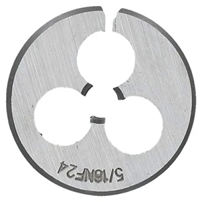 Image of UNF Die Threading Tool 5/16&quot; x 24 NF Split (38mm) Thread Cutter Tungsten Steel