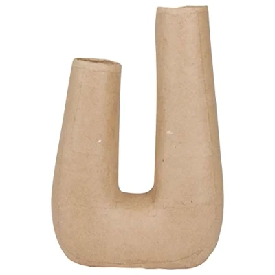 Image of Décopatch HD085C A double vase to decorate Paper mache object personalize Waterproof home decoration Dimensions: 16.5x7x25cm