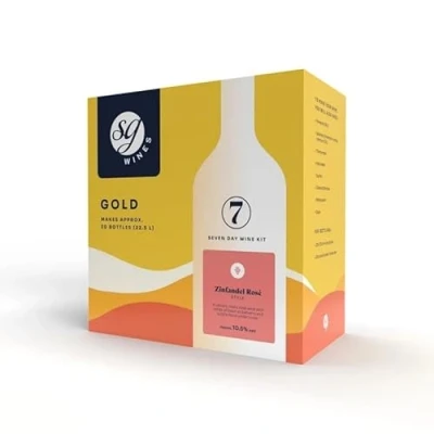Image of DIAH DO IT AT Home SG Solomon Grundy Zinfandel Rose 30 Bottles Wine Making Kit and Airlock Brew Set