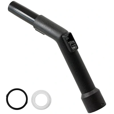 Image of SPARES2GO Curved End Suction Hose Handle compatible with Vytronix Vacuum Cleaner (32mm)