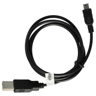 Image of vhbw USB data cable suitable for Sony Playstation Portable PSP 1000, 1004, 2000, 2004, 3000, 3004, Slim Lite console