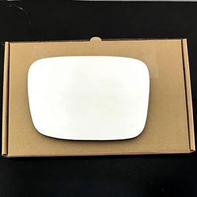 Image of Fits Volkswagen Caddy 2004 to 2016 Convex Wing Mirror Glass LEFT HAND (UK Passenger Side)