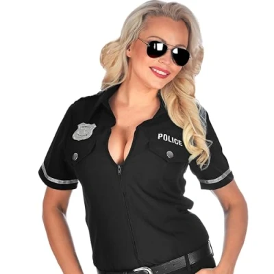 Image of Widmann 09051 Police Officer Blouse, Black, S M