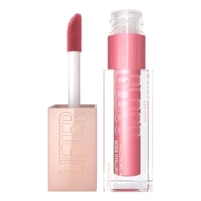 Image of Maybelline New York Lifter Gloss, Plumping &amp; Hydrating Lip Gloss with Hyaluronic Acid, 5.4 ml, Shade: 005, Petal