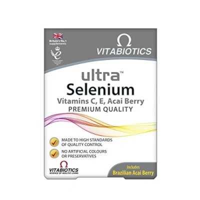 Image of Vitabiotics Ultra Selenium 30 Tablets
