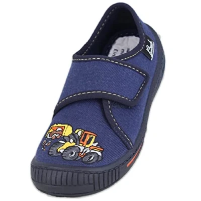 Image of Beck Boy&#039;s Bagger Low slippers, Blue, 9 UK Child