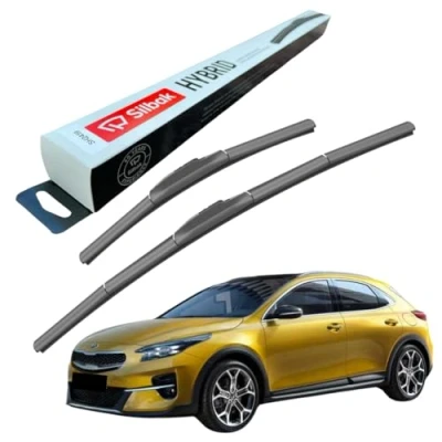 Image of Silbak Windscreen Wipers, fits for KIA XCEED (08/2019 ONWARDS) Front Wiper Blades, 650mm/400mm