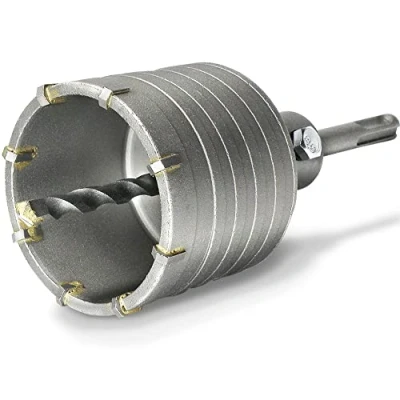 Image of S&amp;R Core drill Bit/Concrete Hole Saw Set Ø 82mm + SDS PLUS Adapter centering point 8x110 mm
